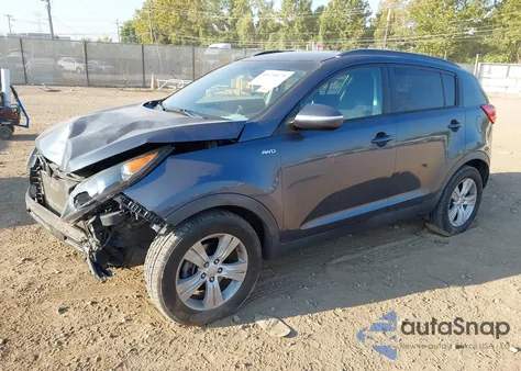 2012 Kia Sportage Lx из США, поврежденный, VIN KNDPBCA2XC7198169